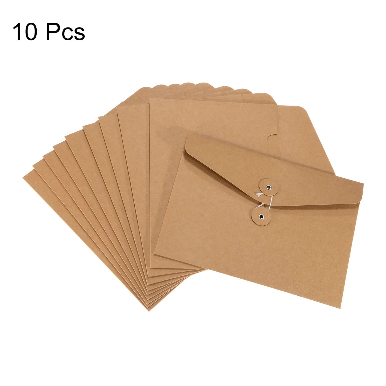 Sacchetto di immagazzinaggio di File da 10 pezzi busta per documenti in carta Kraft busta per imballaggio di File in bianco A4/A5 buste per documenti cancelleria per forniture per ufficio