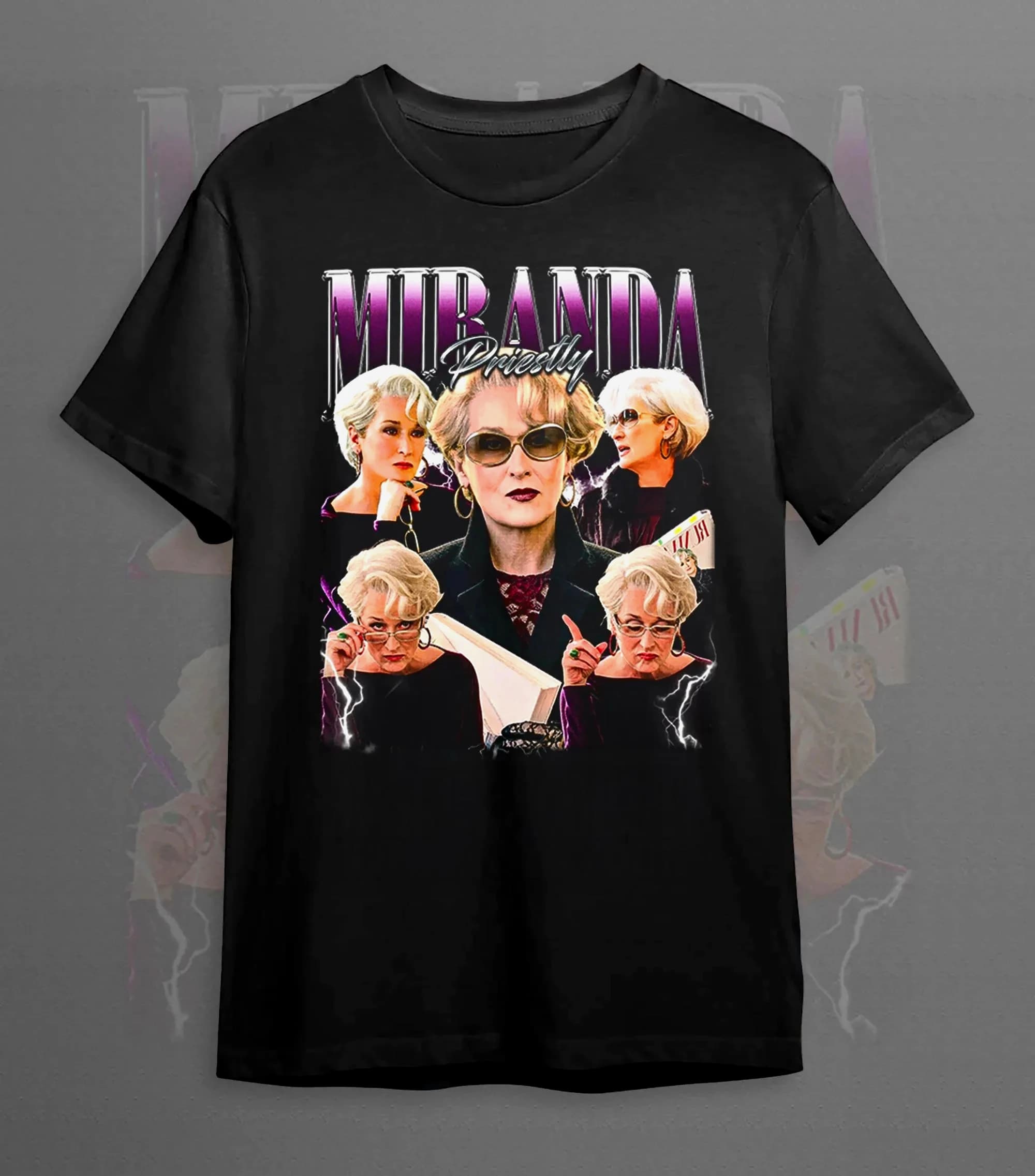 T-shirt Miranda Priestly The Devil Wears, Oversize Y2K Street Tee per Uomo e Donna, Maglietta del Film 'The Devil Wears' 'That's All', Regalo Divertente a Tema Pop Culture per Lei
