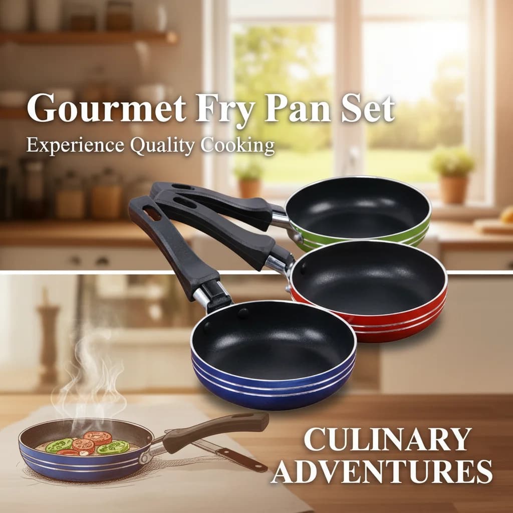 Mini non-stick pan in steel, pan, cooking saucepan, kitchen utensils, egg frying tools, frying pan