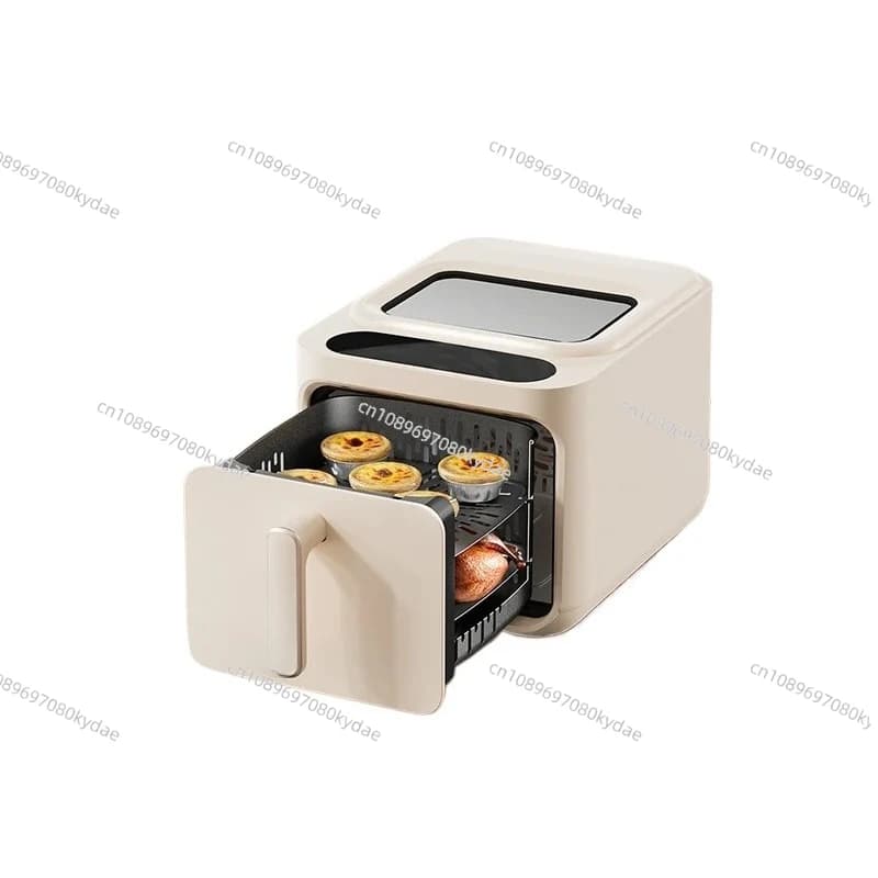 220V 1400W 6L Displayed Freidora De Aire Oven Multifunctional Airfryer 2 in 1 Intelligent Control Double Layer