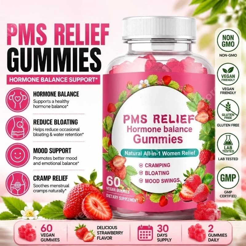 Women's Daily Wellness Supplement with Vitamin B6, Magnesium, Iodine, Probiotics & Collagen for Beauty Support 60 Gummies