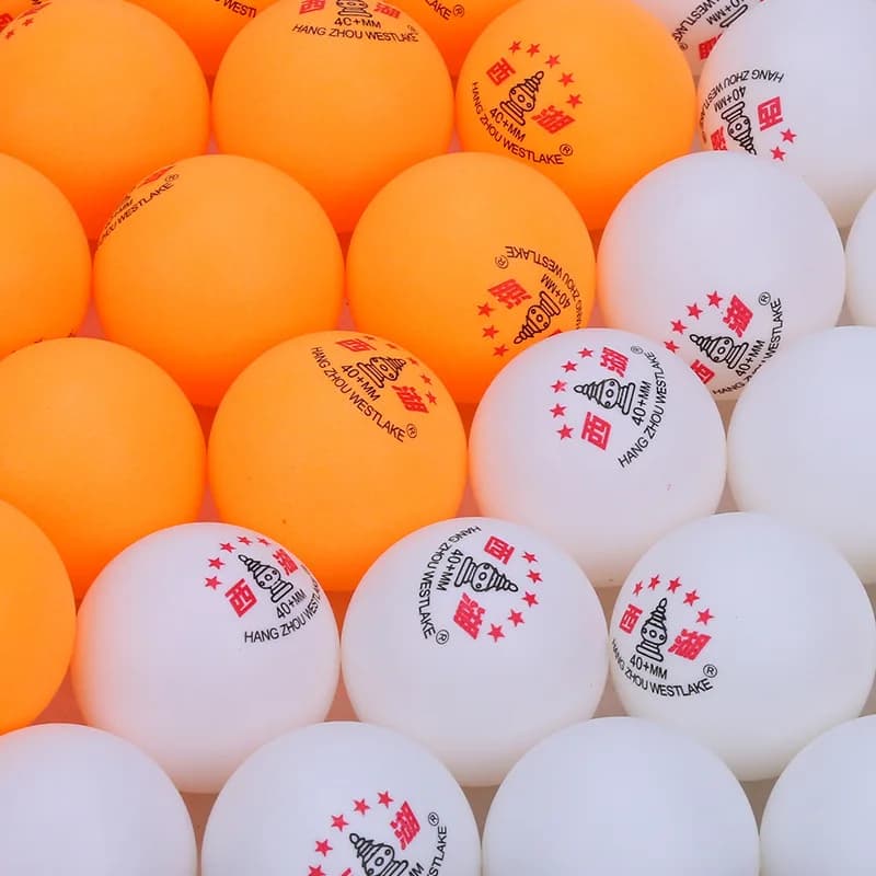 Malathorne Partita Selezionata Standard 40+mm ABS Palline da ping pong WESTLAKE Palline da ping pong a 5 stelle per giochi afruttori di allenamento in club