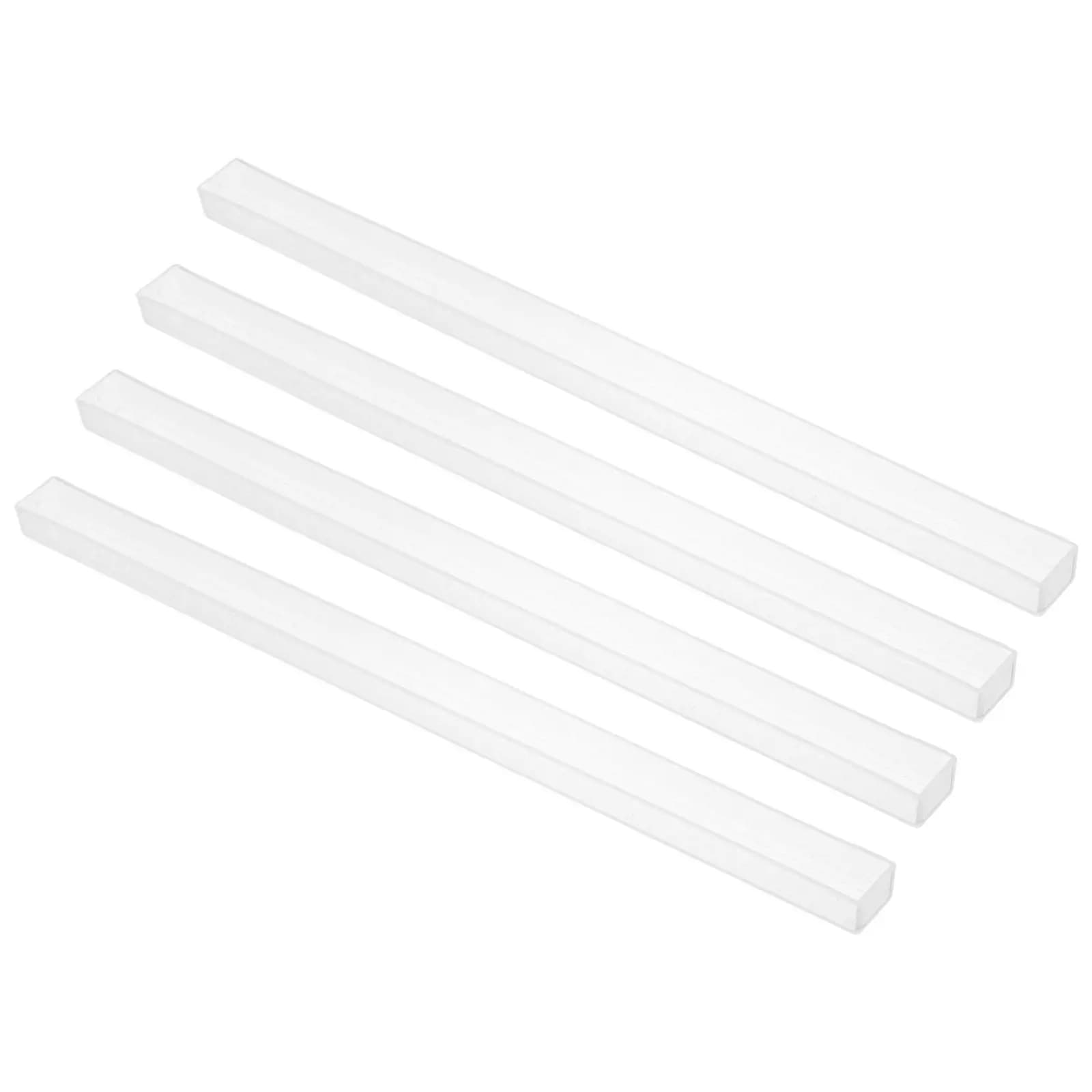 4 Pcs Mahjong Display Racks Tile Holder Chinese for Beginner Stand Clear Plastic