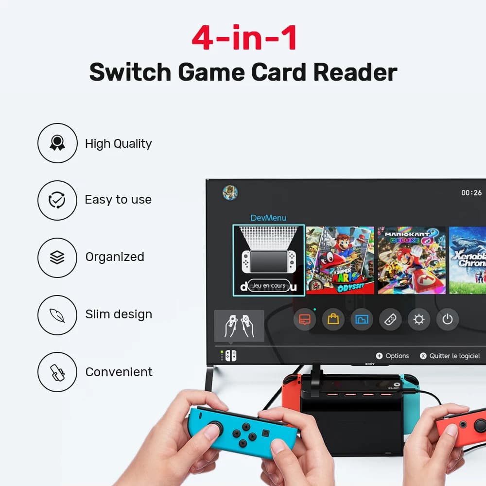 Dock station portatile per console Nintendo Switch da tipo C a HDMI 1080P 60Hz con porte USB 2.0 Gigabit Ethernet PD 45W di ricarica