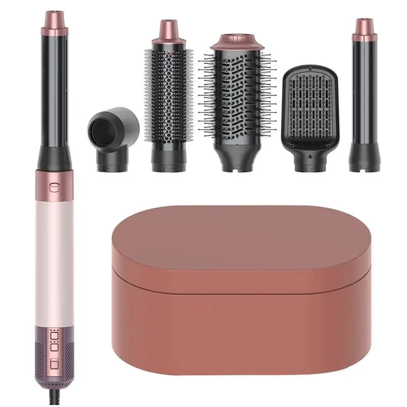 AT28-Multi-Styler 6-In-1 Airflow Styling Fast Drying Straightening Curling Smoothing & Volumizing For All Hair Types EU Plug