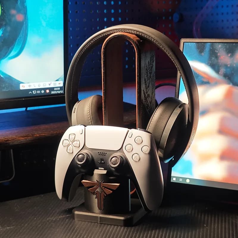 Maniglia Supporto per auricolari Zelda Anime Theme Hanger PS5 Gaming Logo Esports Ornamento da tavolo Accessori per console di gioco