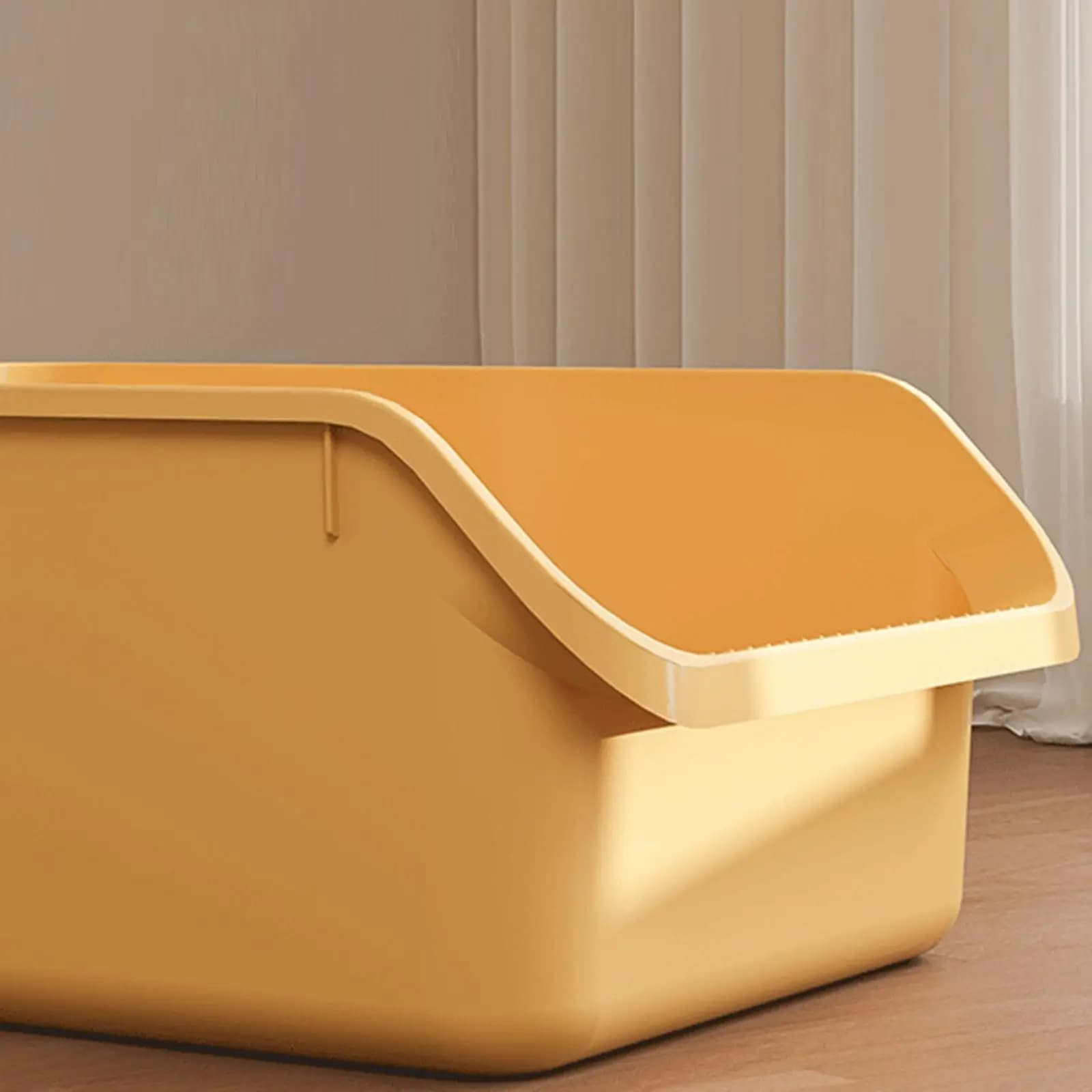 Cat , Kitten Toilet Pet Supplies High Sided Anti Splashing Portable Pet Cat Toilet Sand Box,