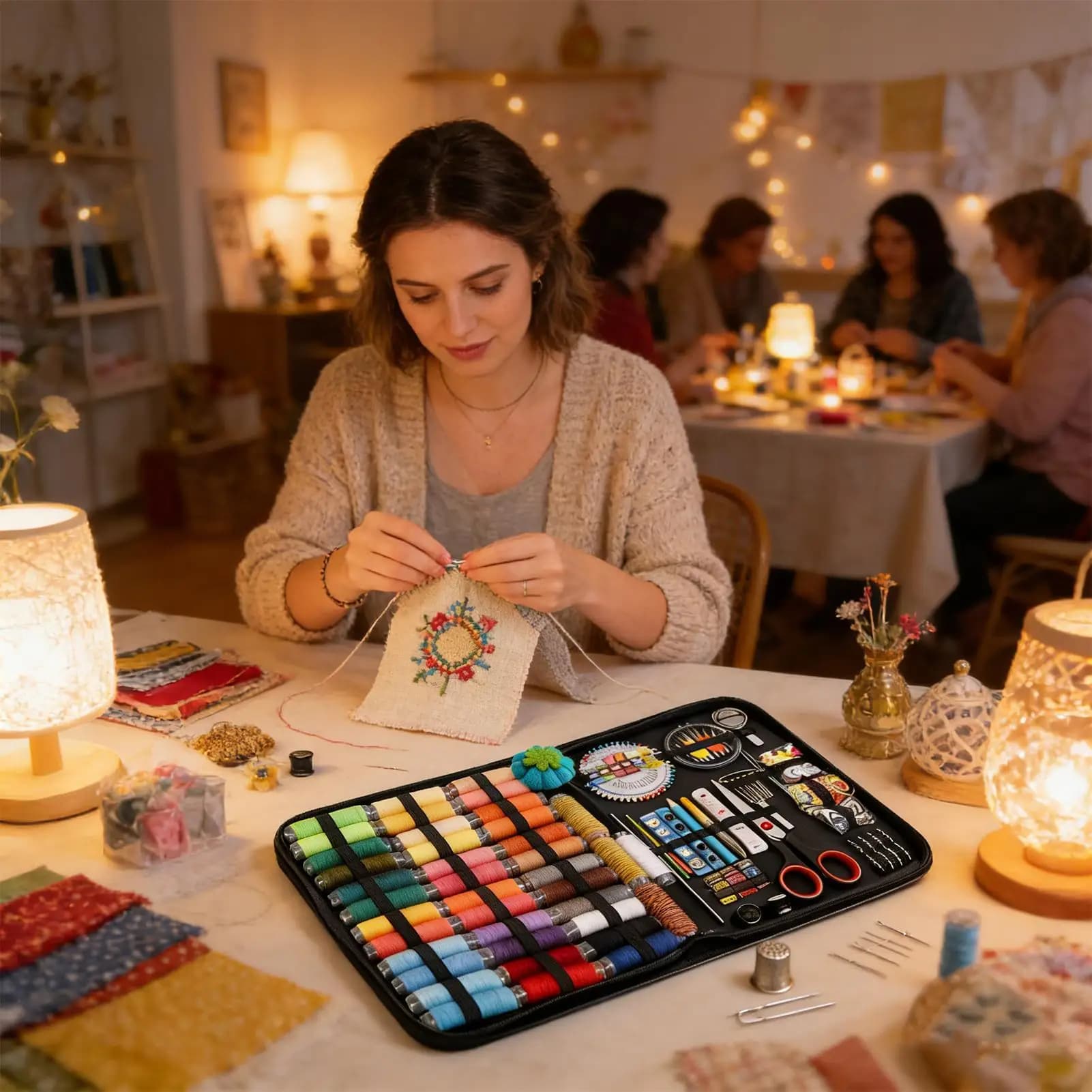 Kit Ago e Filo 226 Pezzi, Strumenti per Cucito e Riparazione, Kit per Donna, Uomo, Nonna, Principianti, Viaggi, Casa, Lavoro a Maglia, Ricamo