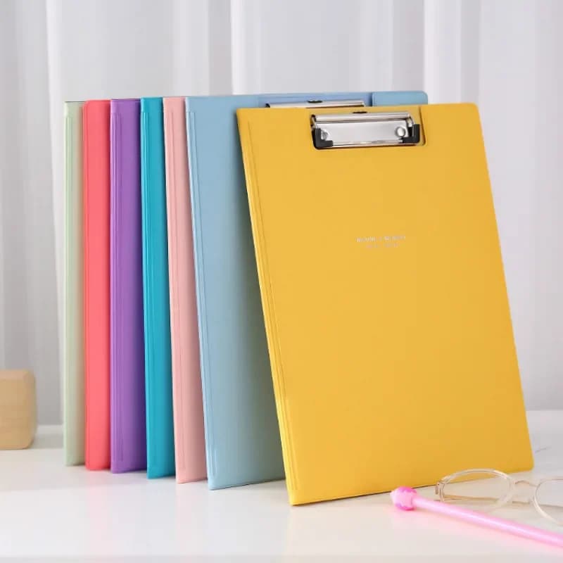 Borsa per documenti A4 Custodia per cartelle per fatture Organizzatore di fissaggio Forniture per ufficio Accessori professionali Cartella di file portatile