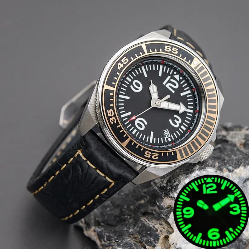 King Samurai Series Men"s Watch SRPF33K1 SRPF39K1 With C3 Luminous Stainless Steel Sapphire Glass NH35 NH36 Movement