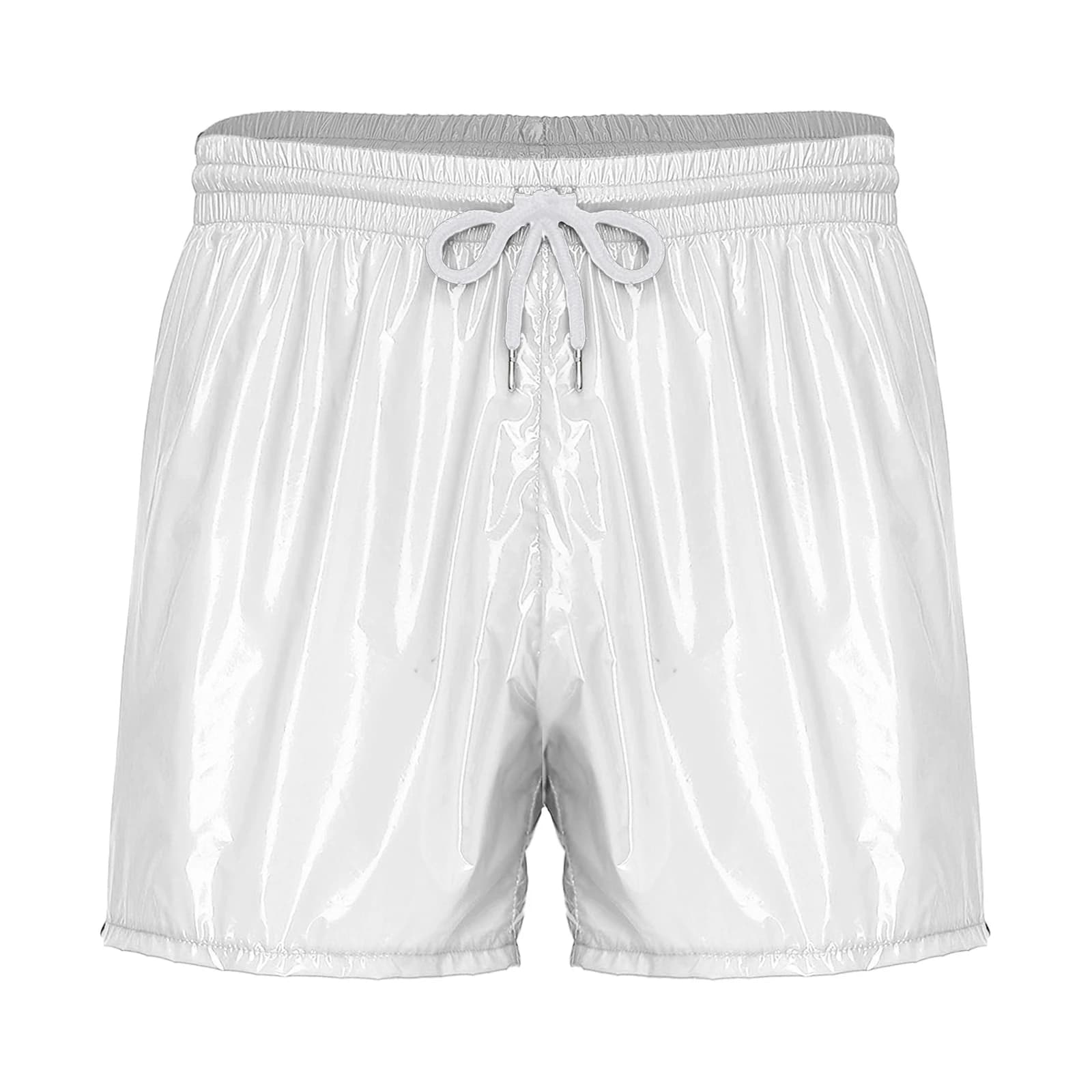 Costume da bagno impermeabile da uomo, pantaloncini sportivi con elastico in vita, boxer da spiaggia e piscina, abbigliamento sportivo per corsa, ciclismo e wrestling
