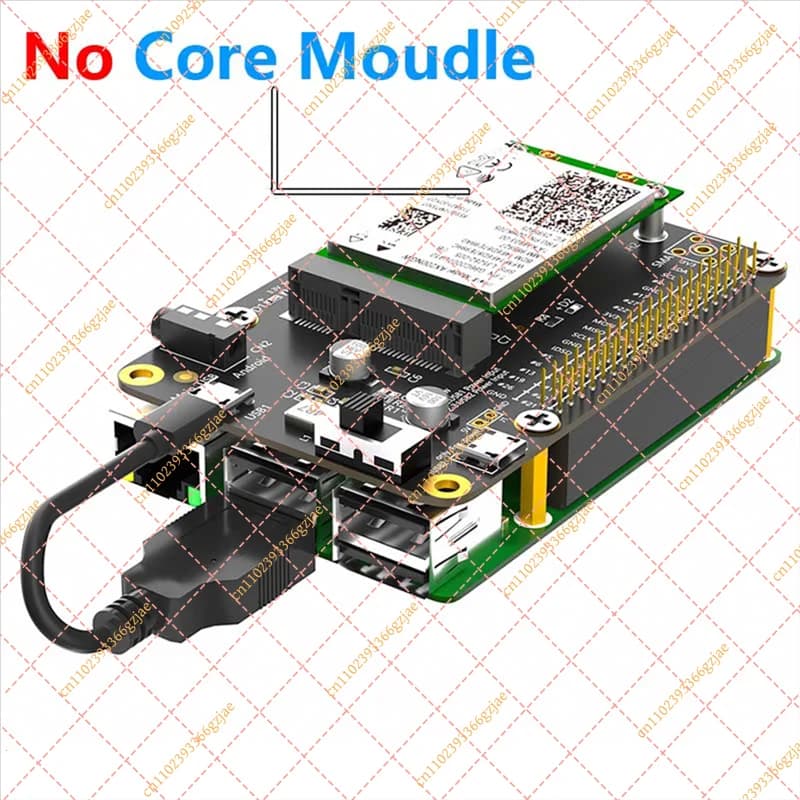 Modulo di Espansione Mini PCIe 40GPIO per Raspberry Pi 3G/4G/LTE HAT, Compatibile con ARTIK/Rock64/Asus Tinker/Latte Panda