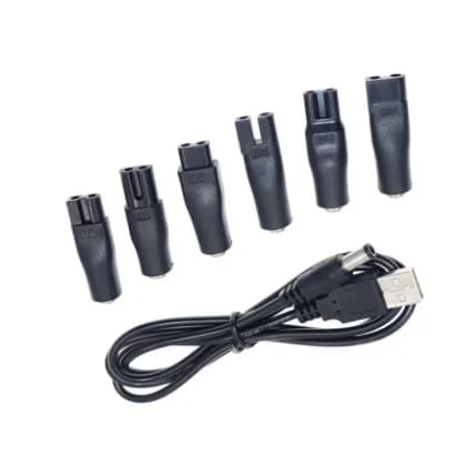 for All Kinds of Electric Hair Clippers 6 PCS/7 PCS /8 PCS Power Cord 5V Replacement Charger USB Adapter Suitable