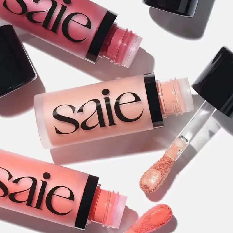 New Saie Brand Liquid Blush Highlighter Contouring Illuminating Shimmer Powder Quick-drying Non-sticky Natural Facial Makeup