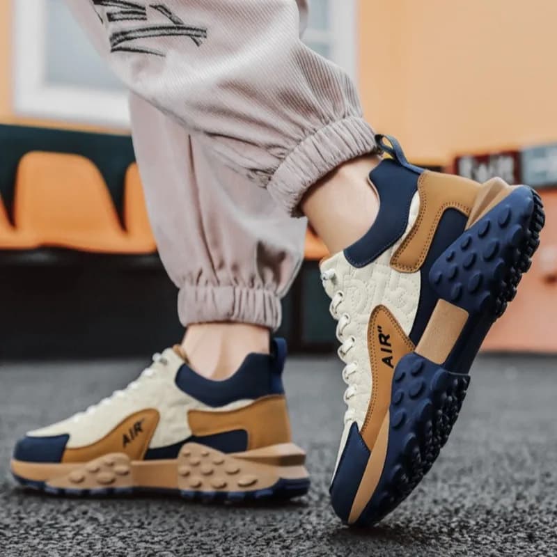 Men's Casual Sneakers Model Thick-soled Comfortable Men's Running Shoes Breathable Lightweight Men's Shoes Zapatillas De Hombre