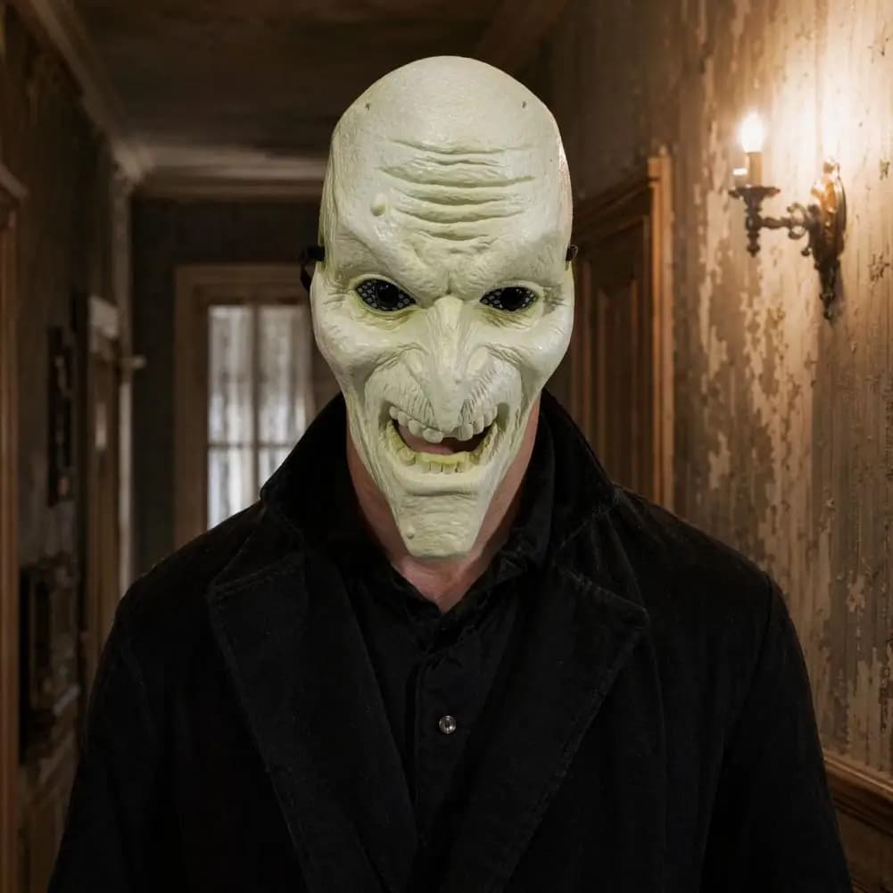 Halloween Masque for Parties Detailed Styling Masque Halloween Masque for Adults Full Face Mask Masquerade Cosplay Costume