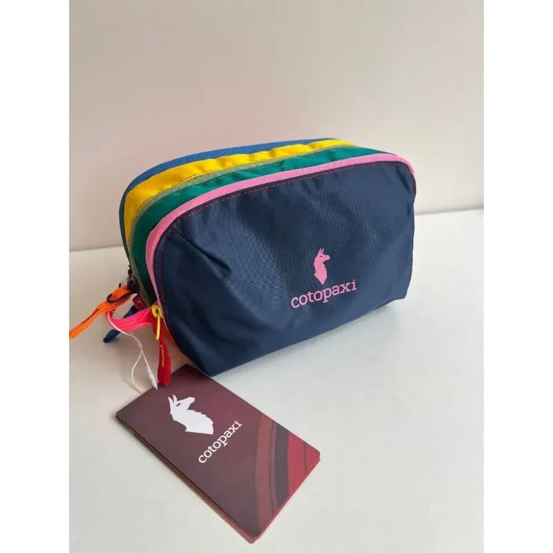 2026 Dopamine Color Block Waterproof Large Capacity Ultra Light Toiletry Bag Cosmetic Pouch Portable Travel Wash Organizer For H