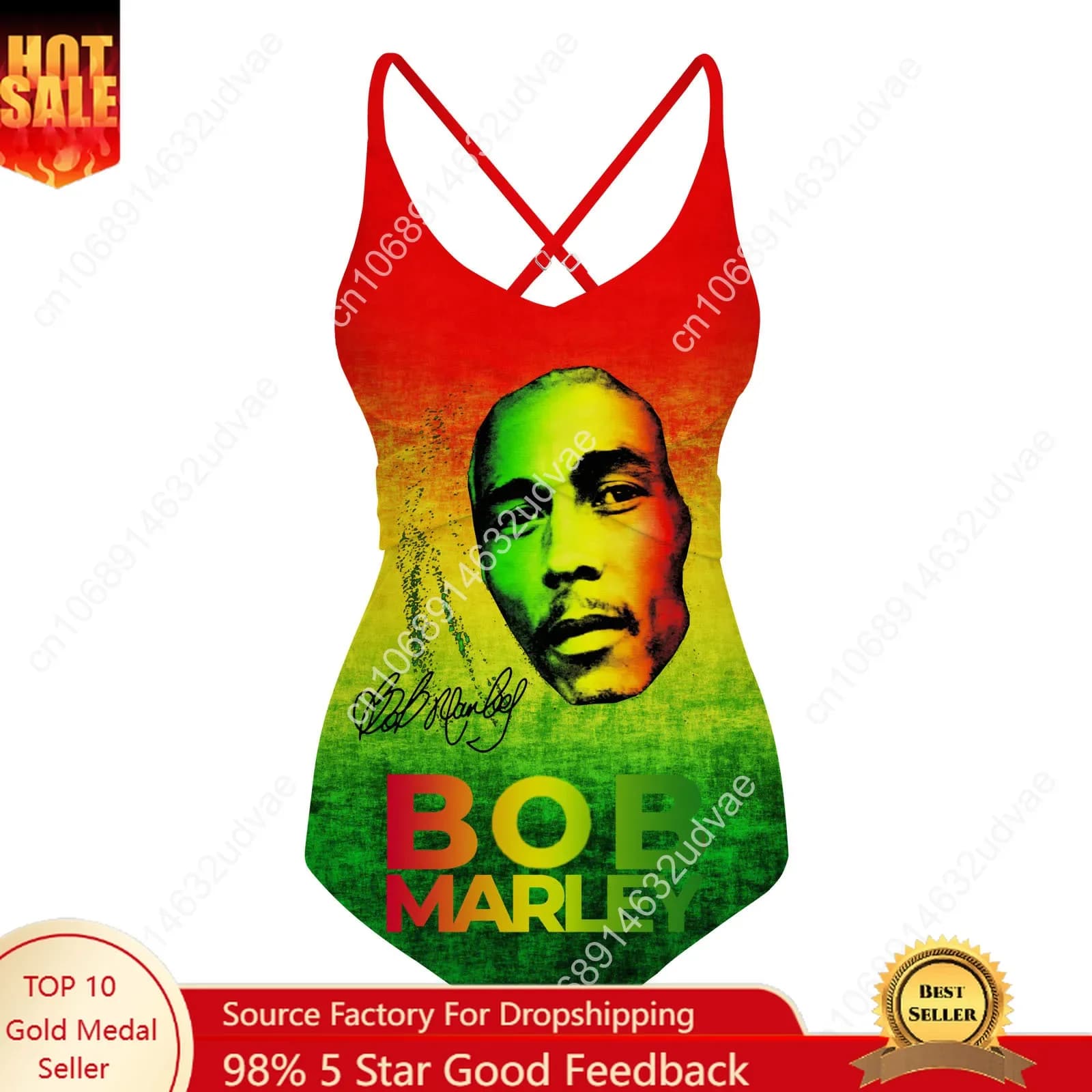 Swimwear Bob Marley for Women, Swimwear with Straps, Custom Sexy Swimwear, Pool Party Beach bikini, Customizable Summer Swimwear