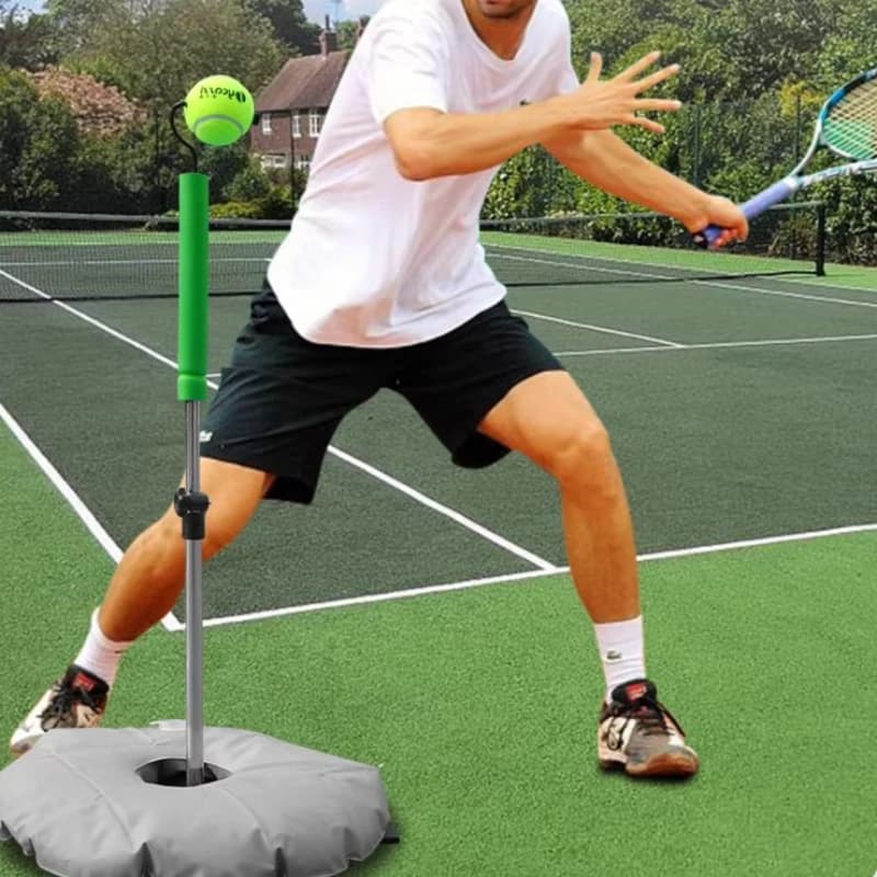 Allenatore di Tennis Regolabile per Principianti, Dispositivo di Allenamento per lo Swing, Attrezzatura Sportiva Portatile