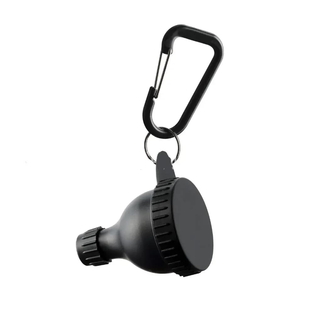 15g/50ml Protein Powder Bottle with Carabiner Leak Proof Medicine Box Reinforced Cap Health Funnel Protein Powder Container