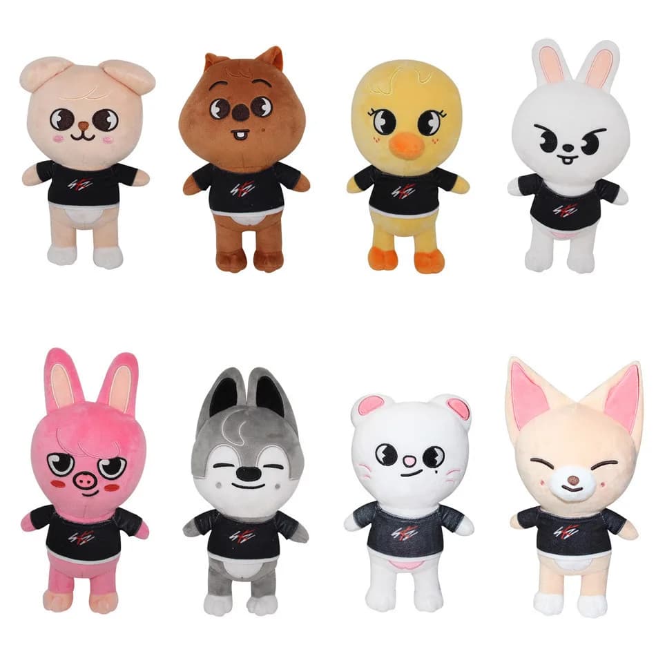 HOTSALE 20 centimetri Skzoo Giocattoli di Peluche Stray Kids Peluche Lupo Chan Cartoon Peluche Ripiene Bambola Kawaii Ciondolo Compagno Adulti Fan Regalo