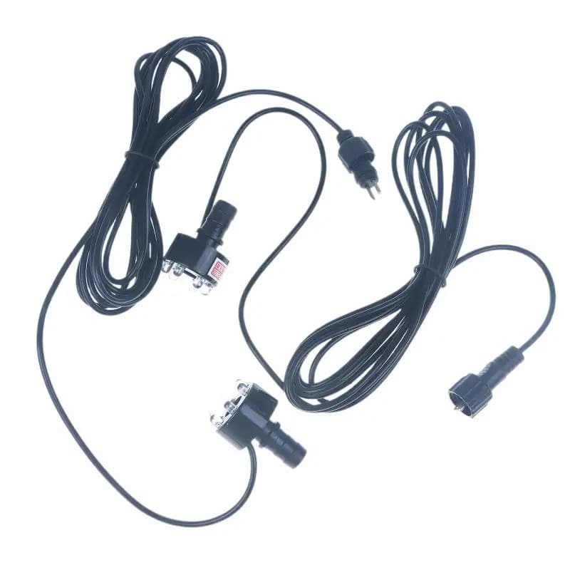 1Pcs Underwater 6-LED Light Ring For Fountain Fish Pond Water Garden AC Adapter Warm White/White Fountain Light Ornament
