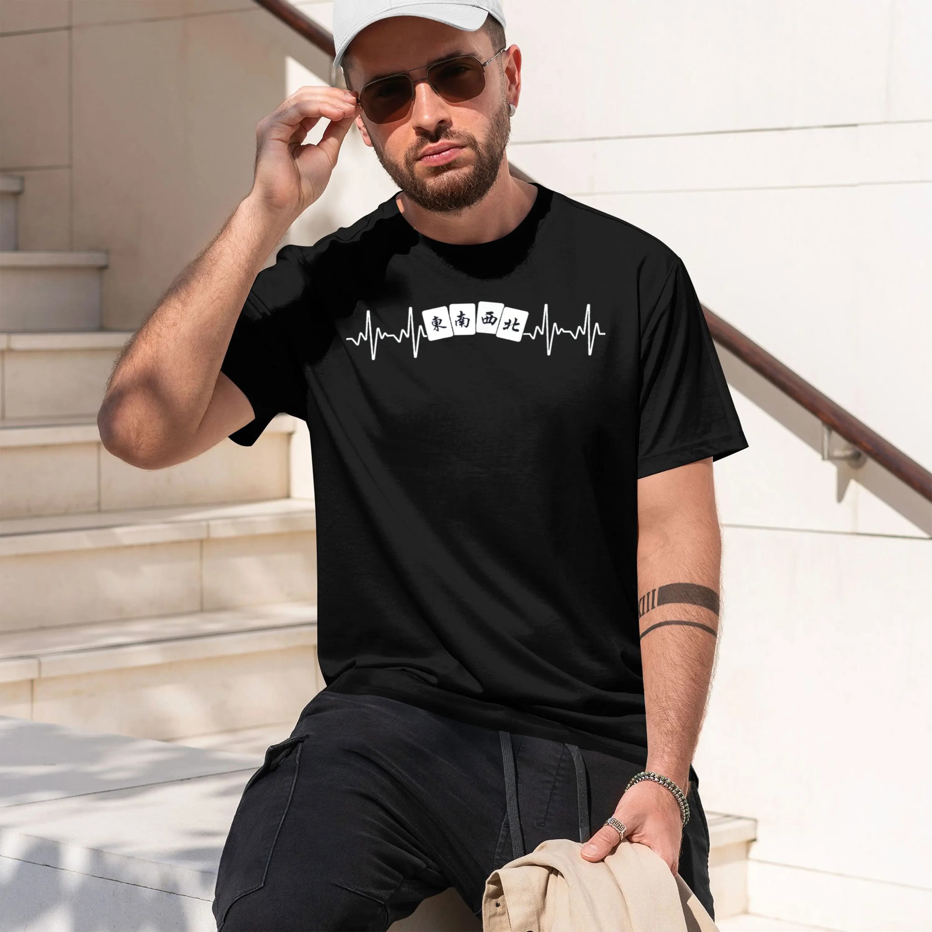 Cute Mahjong Design for Men Women Tile Game Mahjong Lovers T-Shirt Women Clothing Grh T Shirts Kawaii Clothes 2026 New Model Sho