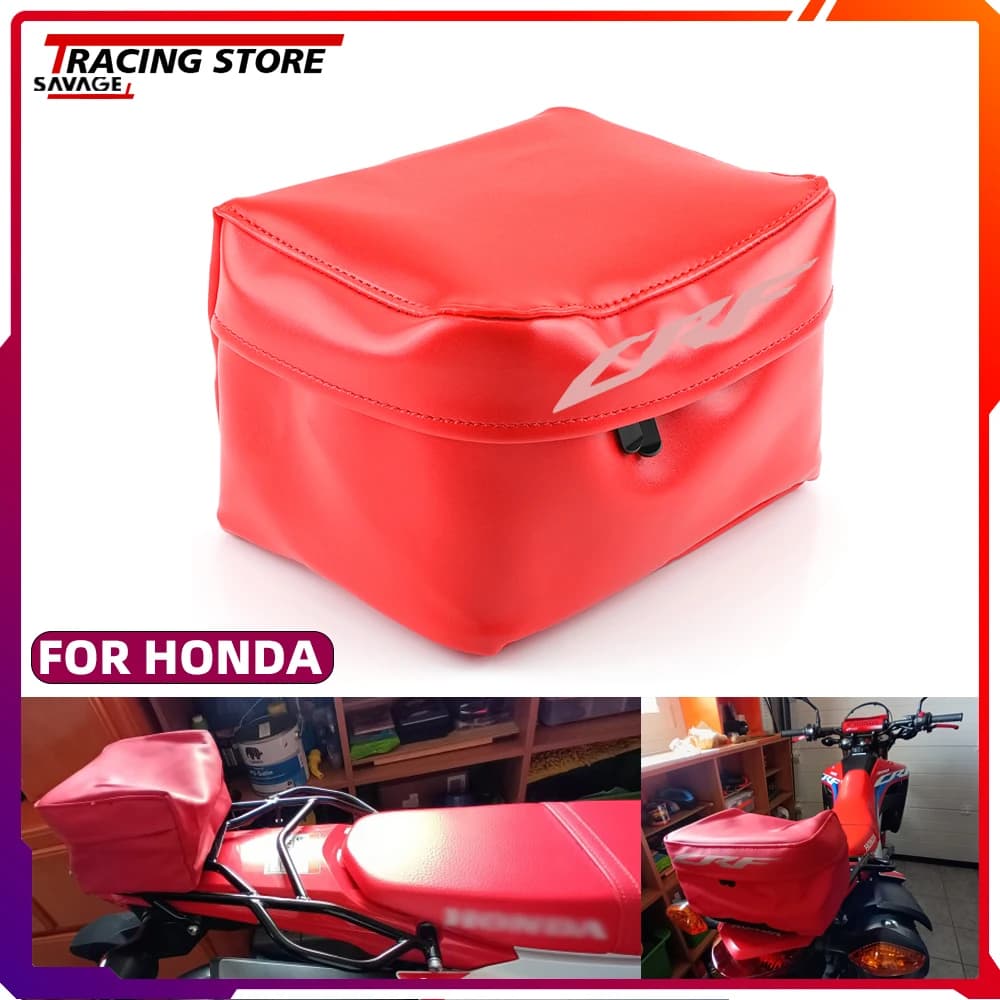 Cassetta degli attrezzi posteriore universale per HONDA CRF 125 230 250 300 450 F L M R X accessori moto moto fuoristrada armadietto impermeabile