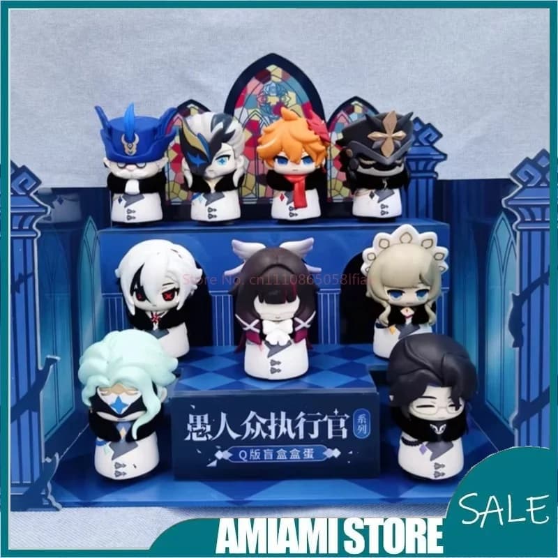 Disponibile - Serie Fatui Harbinger: Blind Box Q Versione Carina - Statuetta Anime Trendy da Collezione, Ornamento da Scrivania, Giocattoli e Regali
