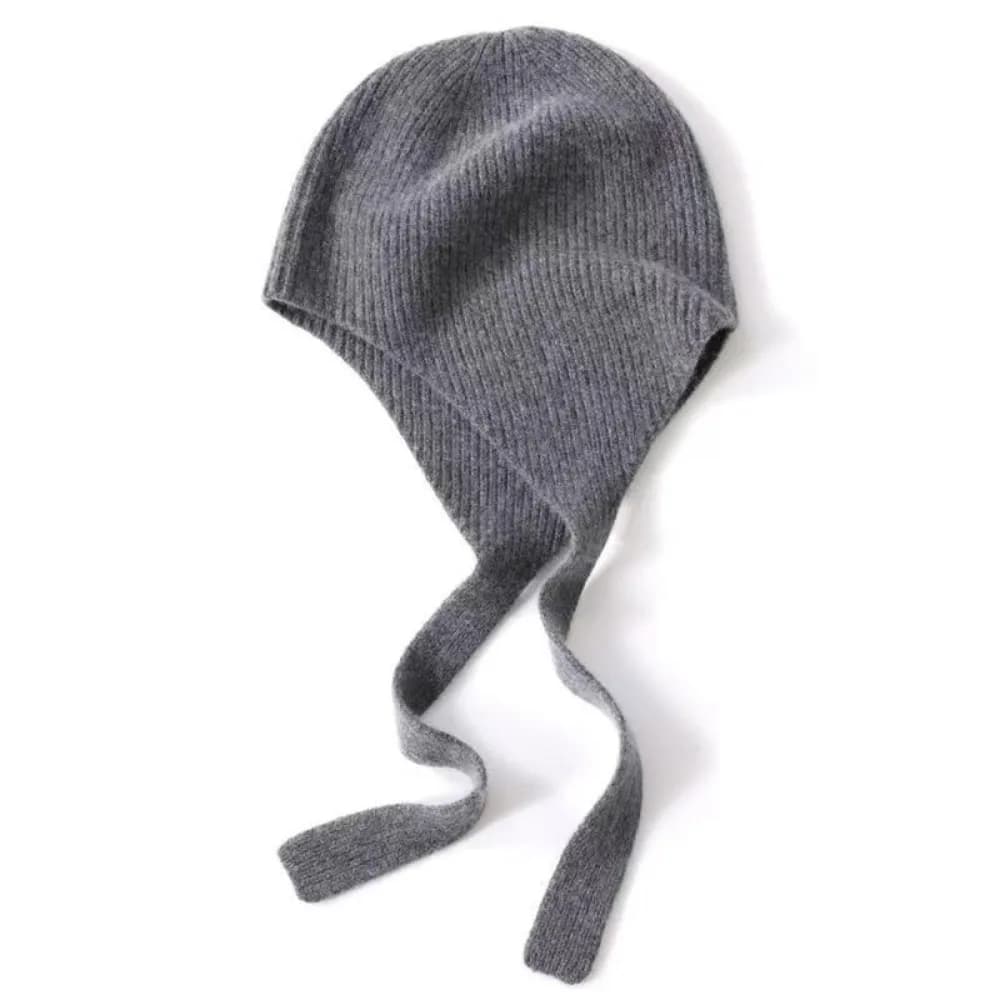 New Ear Flaps Knitted Hat Cold Protection Breathable Winter Beanie Cap Solid Color Keep Warm Ear Protection Hat for Women