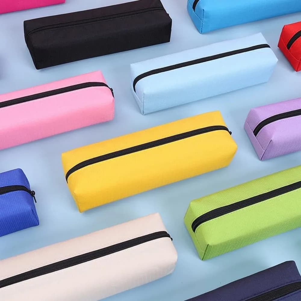 Multicolor Pencil Cases - Set of Three