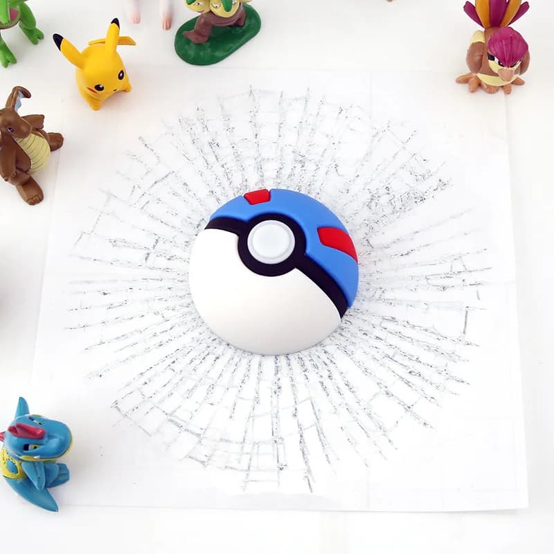 Adesivi per auto 3D Divertenti palline per auto succhia la carrozzeria dell'auto Adesivo per finestre Baseball Tennis Accessori per decalcomanie Poke Ball