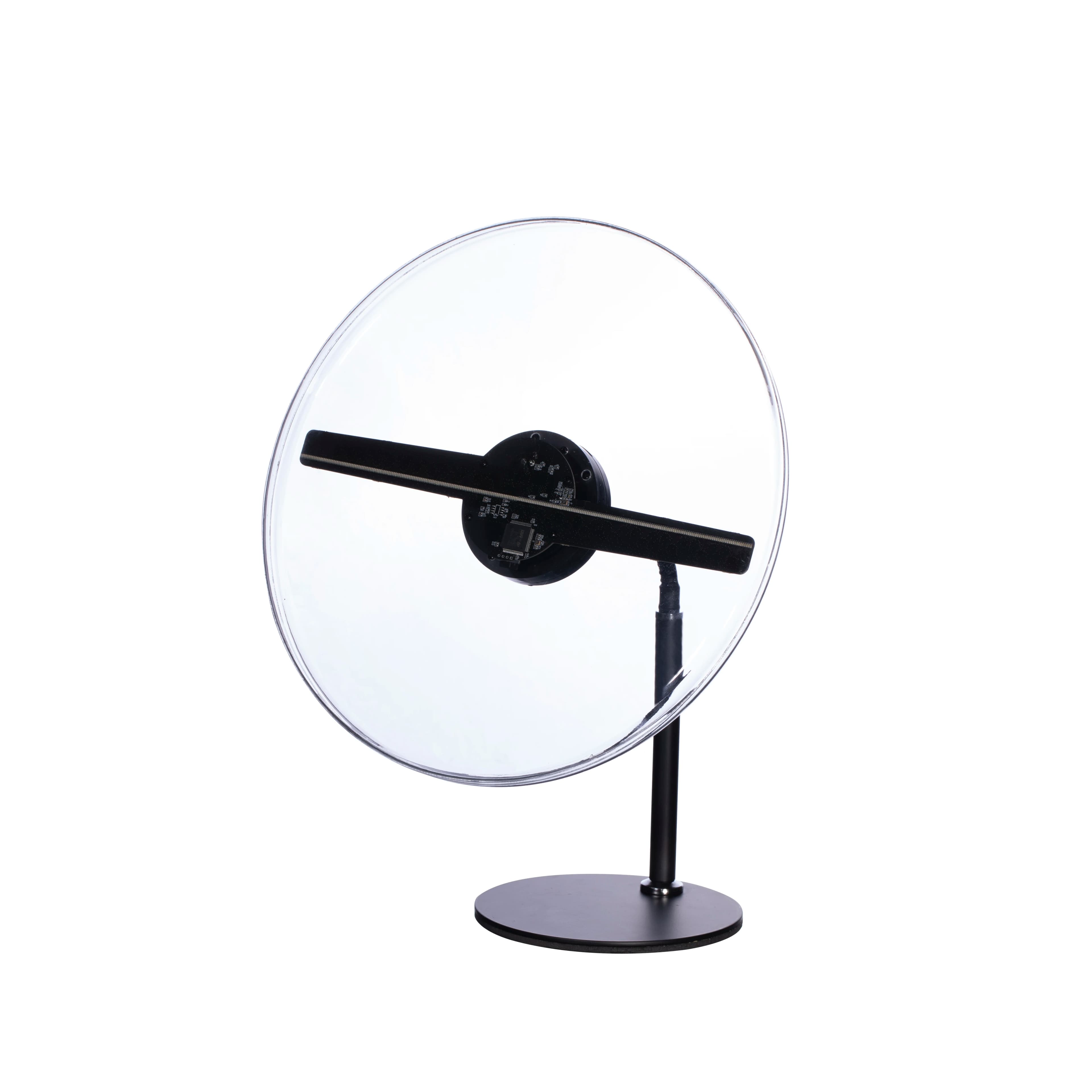Proiettore olografico da 30 cm Schermo del ventilatore Desktop Verticale LED Segno luminoso Luce WIFI Telecomando Animazione Display pubblicitario