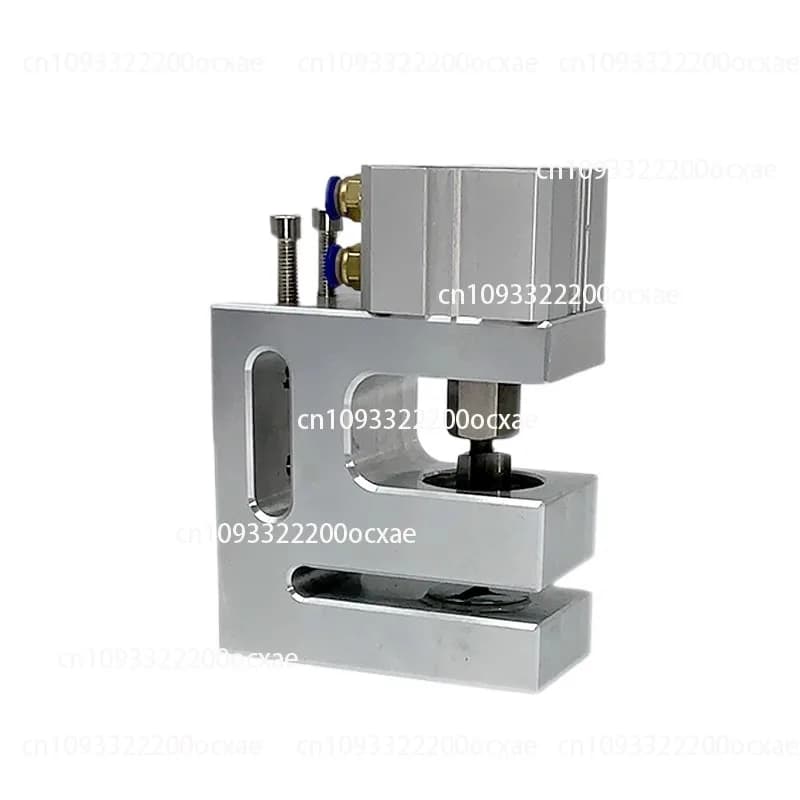 Punching machine for plastic bags, bag punching machine, pneumatic punching machine for rounded corners