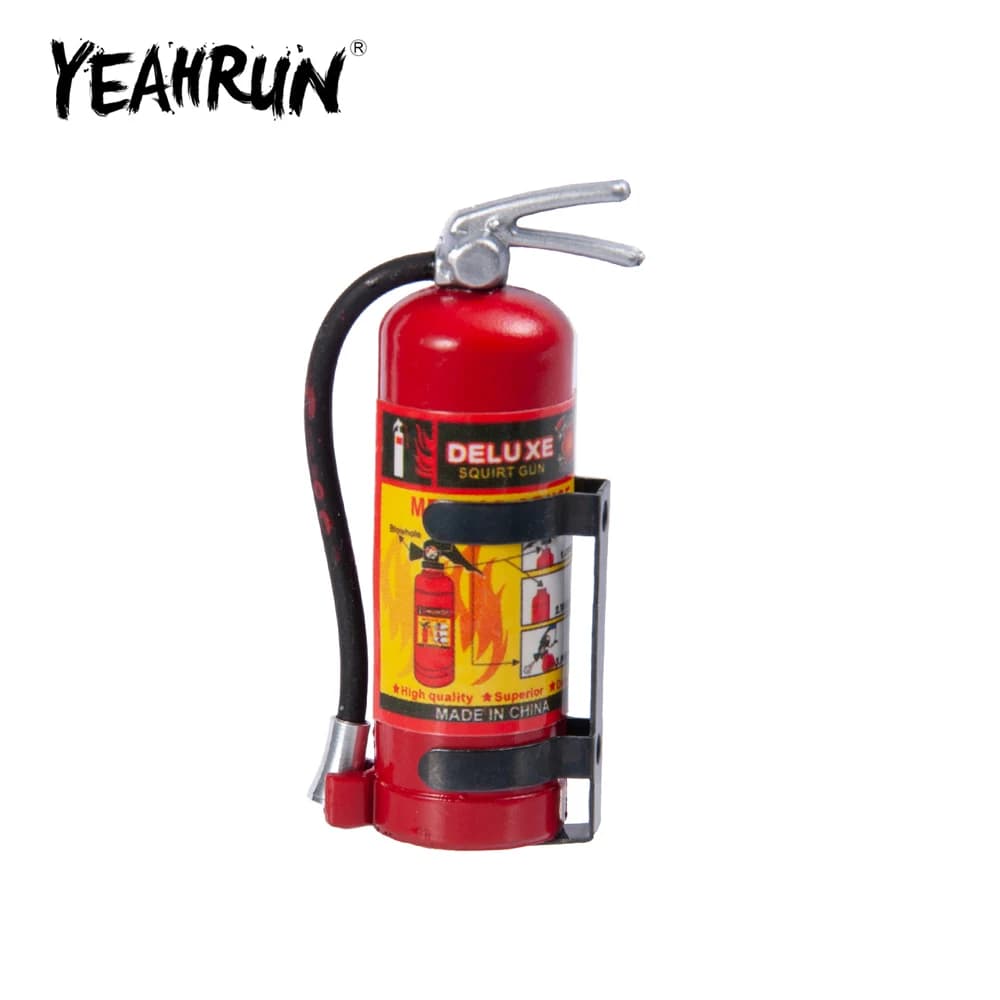 YEAHRUN Mini estintore simulato per Axial SCX10 Wraith TRX4 Tamiya 1/10 1/8 RC Car Truck decorazione parti dello strumento