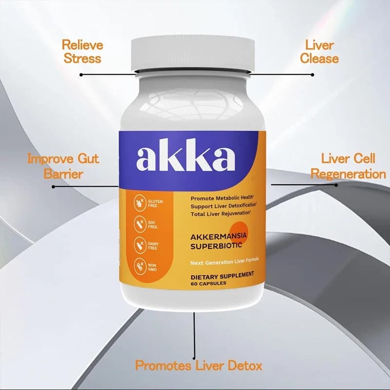 AKKA premium cleanse and repair of the liver super vitamins: regeneration and repair of the liver herbal support supplements
