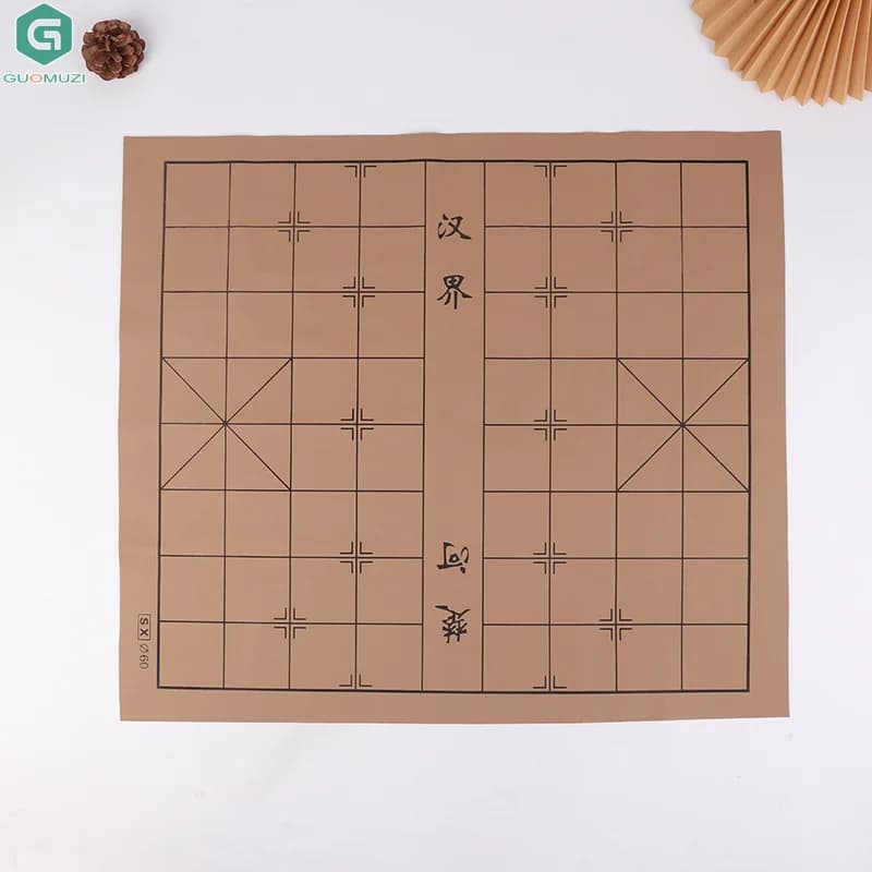 Scacchiera Pieghevole per Go e Weiqi, Gioco da Tavolo 53*61CM, Doppio Lato in PU e Peluche, Vecchio Gioco Tradizionale
