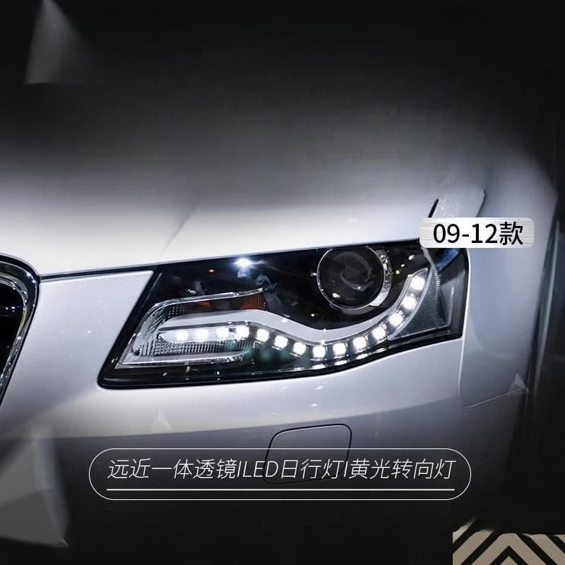 Faro Xenon Modificato di Alta Gamma con Luce Diurna a LED per Audi A4L 09-12