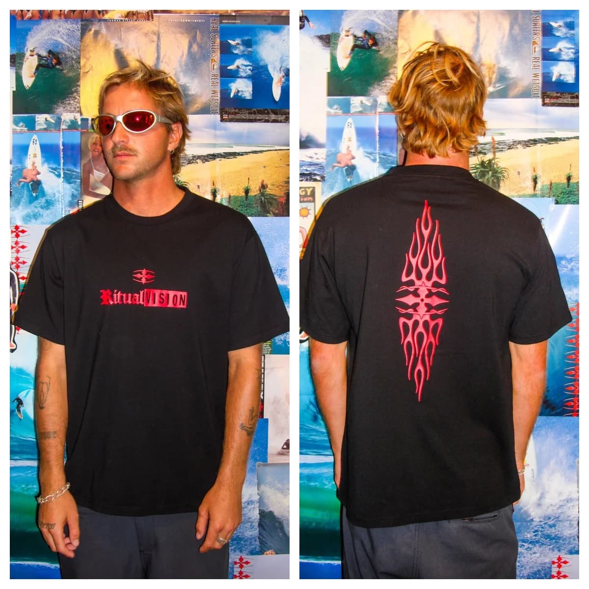 T-Shirt a Maniche Corte Stratificate, Stile Unisex di Lusso di Alta Gamma per Uomo e Donna