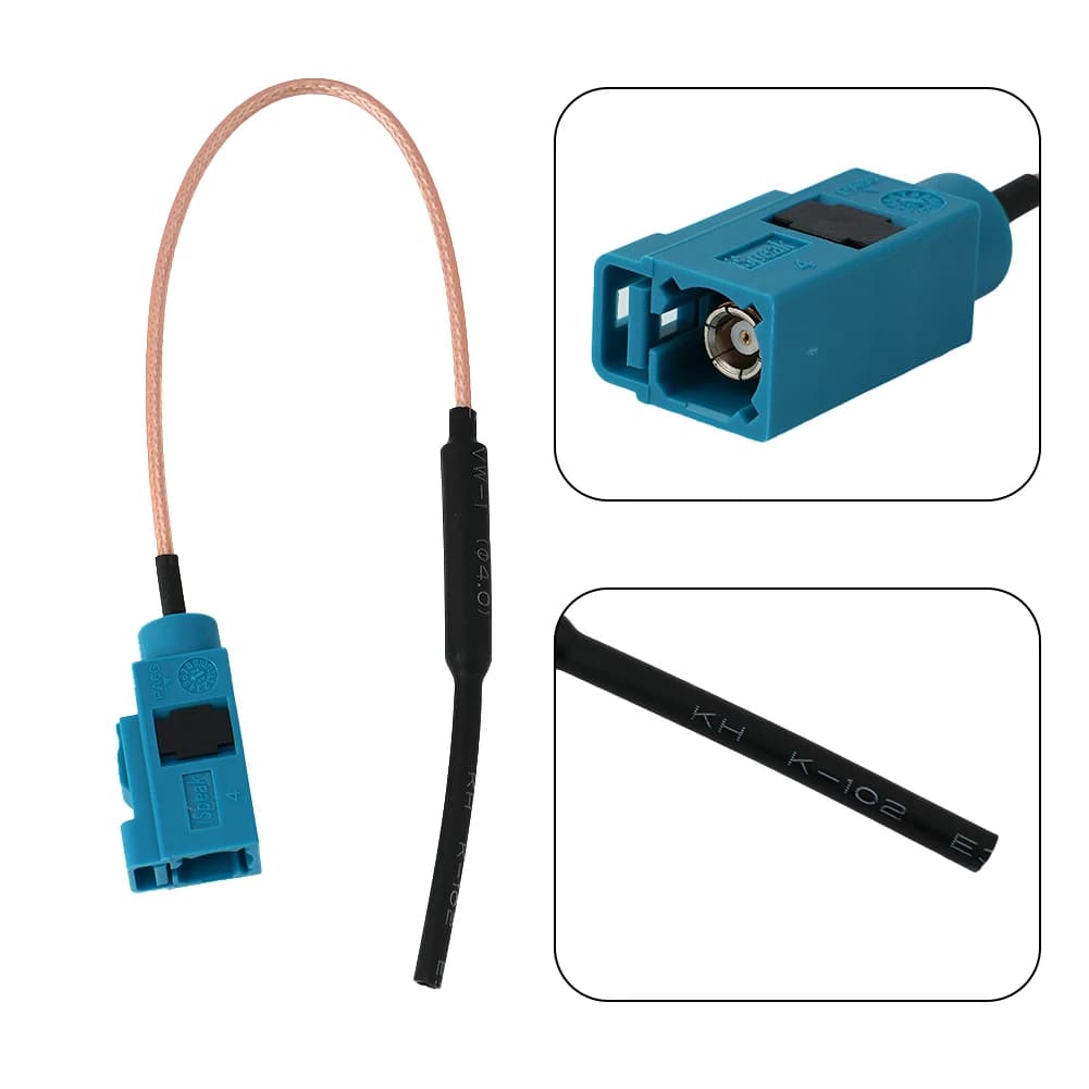 Interface Cable for Brush WIFI Antenna with Wire Harness Compatible with Main Unit for Signal Gain and WIFI Connectivity