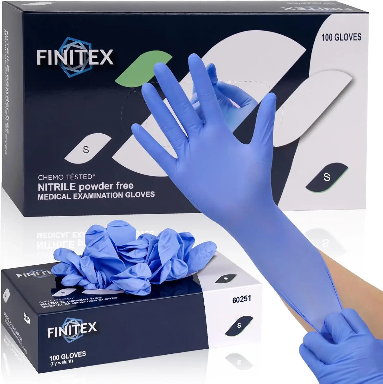Nitrile Disposable Gloves Medical Exam Gloves - 100/1000 PCS Latex-free Examination Purple Chemo Food Glove