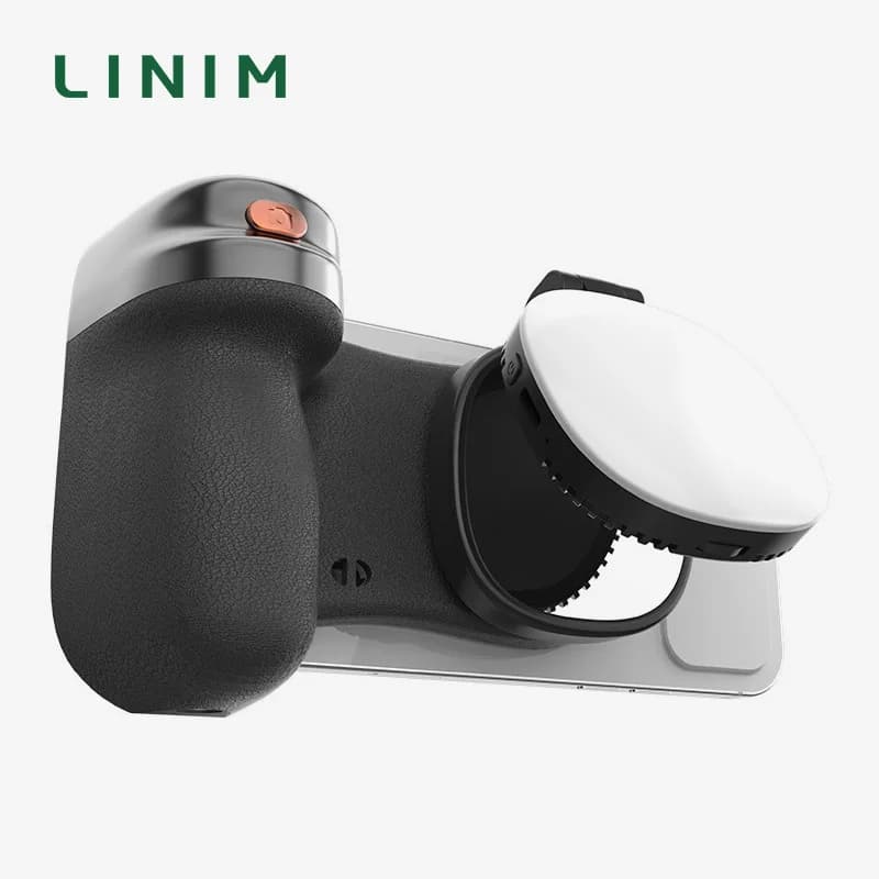 LINIM k02 Bastone Selfie Magnetico Bluetooth per Telefono, Impugnatura Portatile per Fotografia con Luce LED, Design Ergonomico