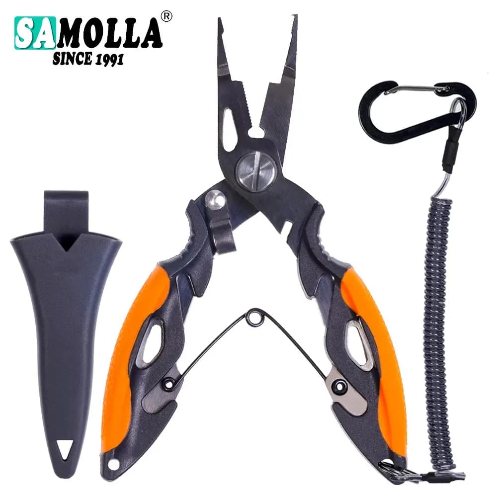 Nuove pinze da pesca multifunzionali Accessori Forbici per corpo in acciaio inossidabile 420 Linea taglierina Ganci Remover Strumenti per la pesca all'aperto