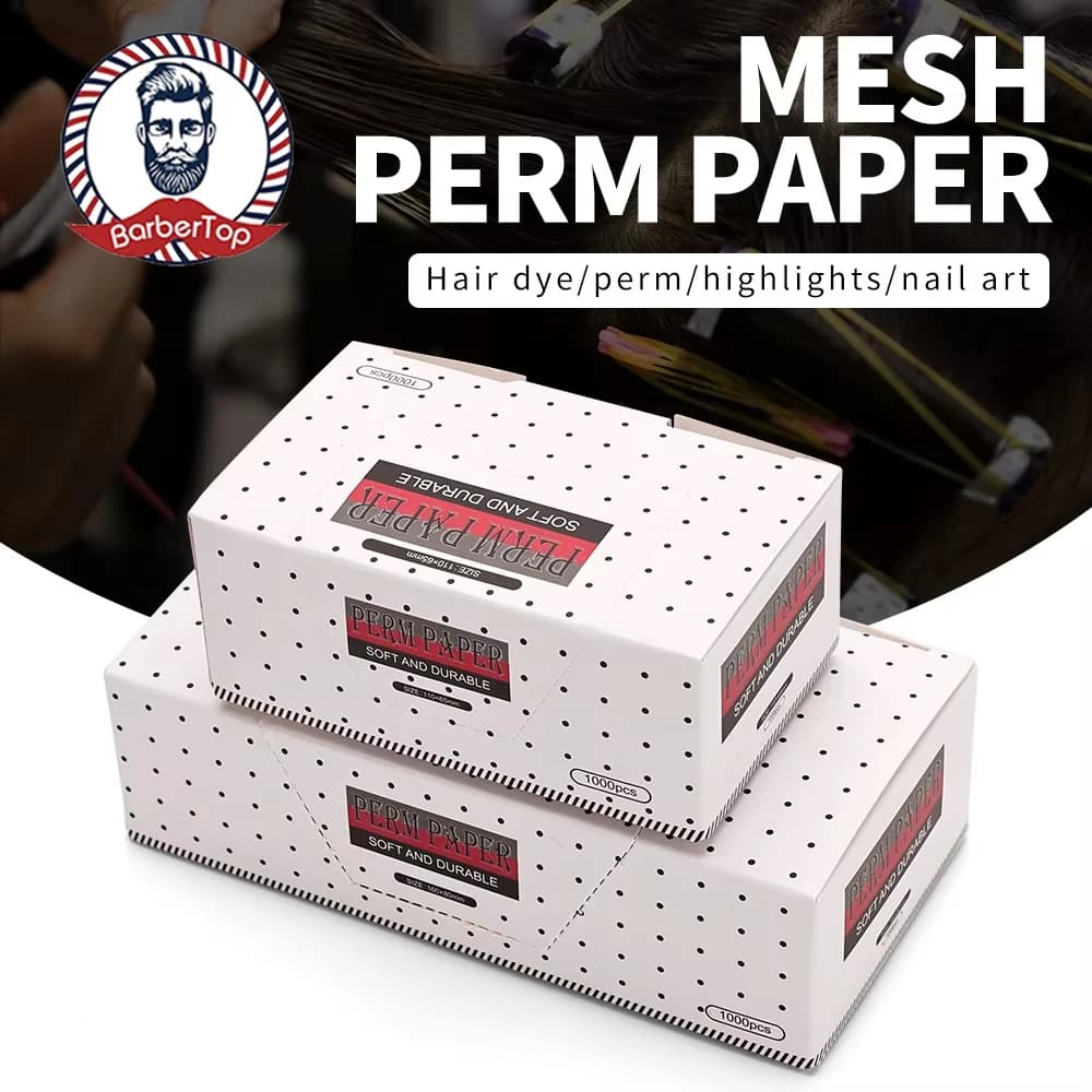 1000pcs Adjustable Wristband Style Perm Paper for Salon Hair Perming Paper Curler Hairdressing Tools Kit Auxiliary