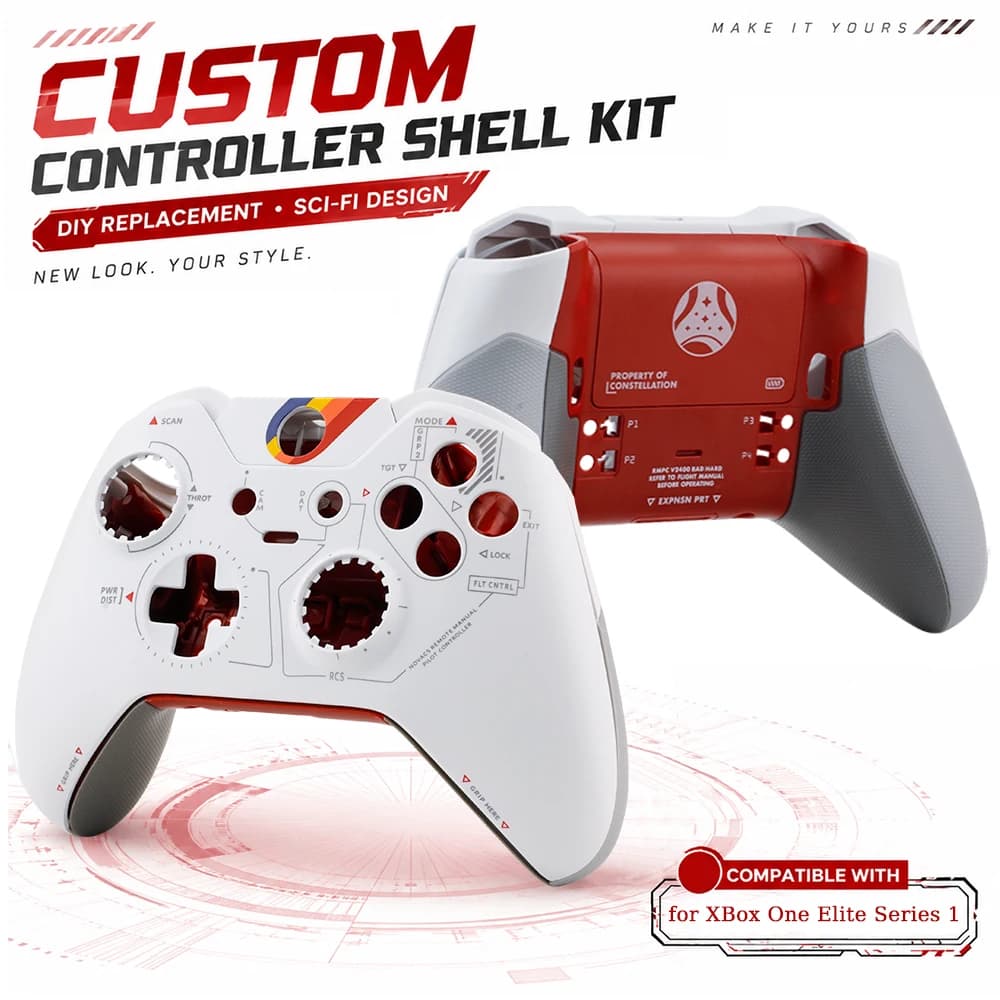 Replace Case for XBox One Elite Series 1 1698 Controller Replacement Housing Shell Faceplate Cover Repair Part LBRB