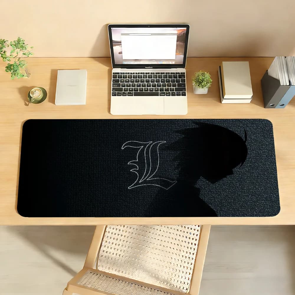 Dark Justice Notebook Anime Large Mouse Pad Non Slip Rubber Base Desk Mat For PC Laptop Cool Anime Decor Gift