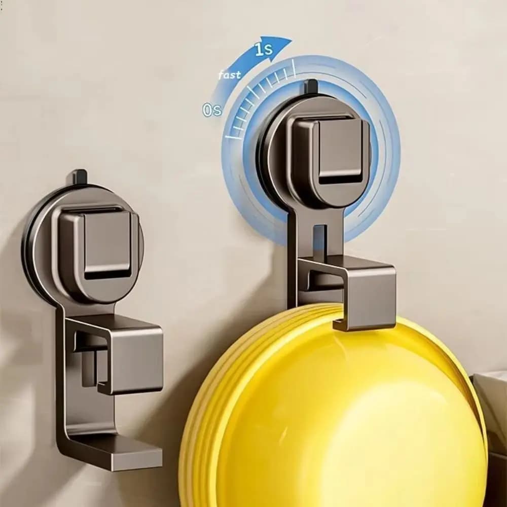 Nuovo gancio per lavabo a ventosa, portasciugamani riutilizzabili montati a parete, portaoggetti da bagno regolabile impermeabile