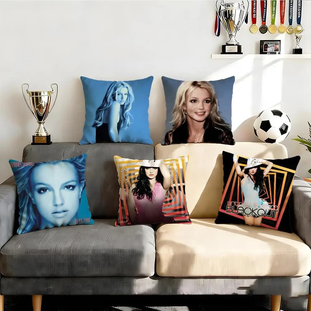 B-Britney Jean Pillow Cover Set 4 pieces 50x50 45x45 40x40 Decorative cabinet for sofa and home decor
