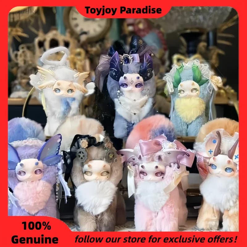 Tutulong Fantasy Creature Magic Academy Series Blind Box Vinyl Plush Cat Dragon Mystery Box Statuetta da Collezione per Appassionati di Anime