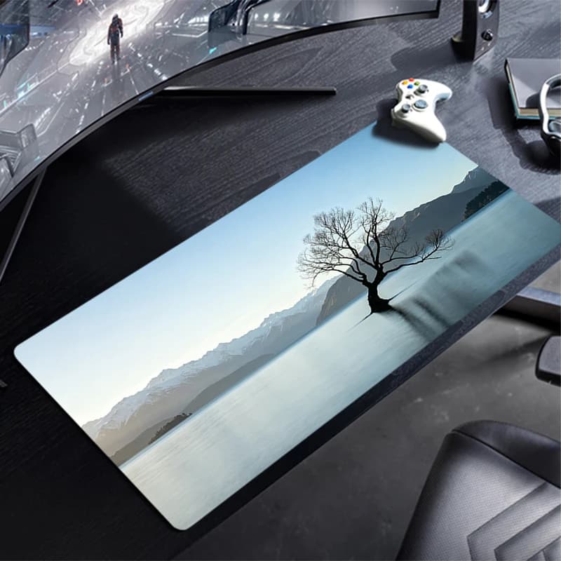 Computer Mouse Pad River Mountain Gaming MousePad Large Mouse Pad Gamer Keyboard Pad XXL PC Desk Mat Tapis Souris